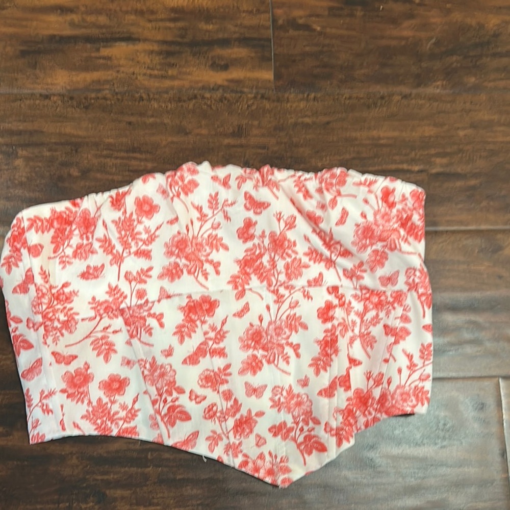 Princess Polly Floral Red Women's Shorts